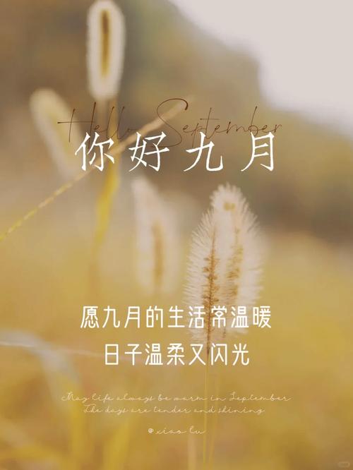 八月再见九月你好_小红书唯美文案_小红书吸引人的文案